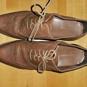 Cole Haan Women's Brown Leather Oxford Shoes 11B